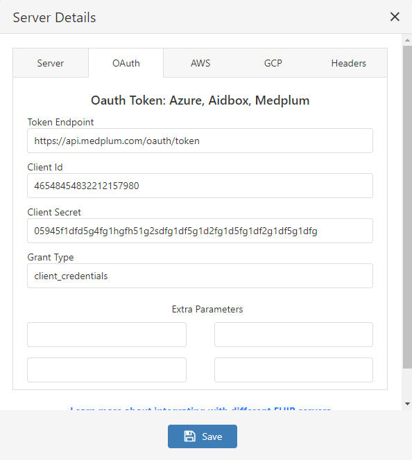 Medplum FHIR server auth